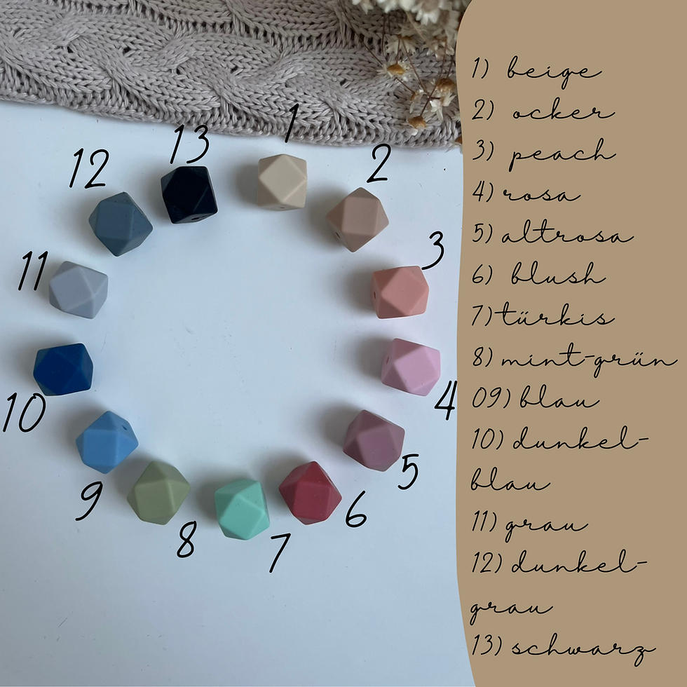 Miniaturbild: Schnullerkette & Kinderwagenkette Set