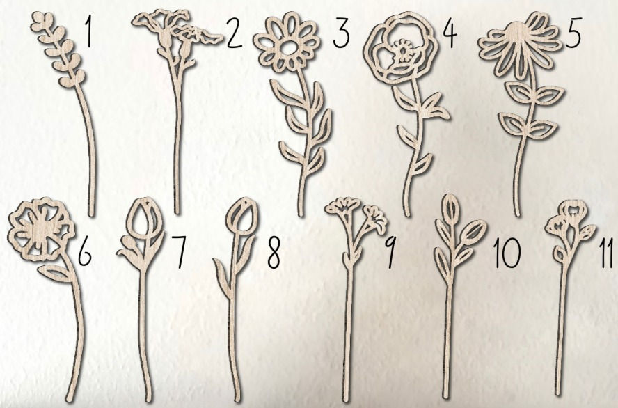 Miniaturbild: Wanddeko - große Blumen aus Holz