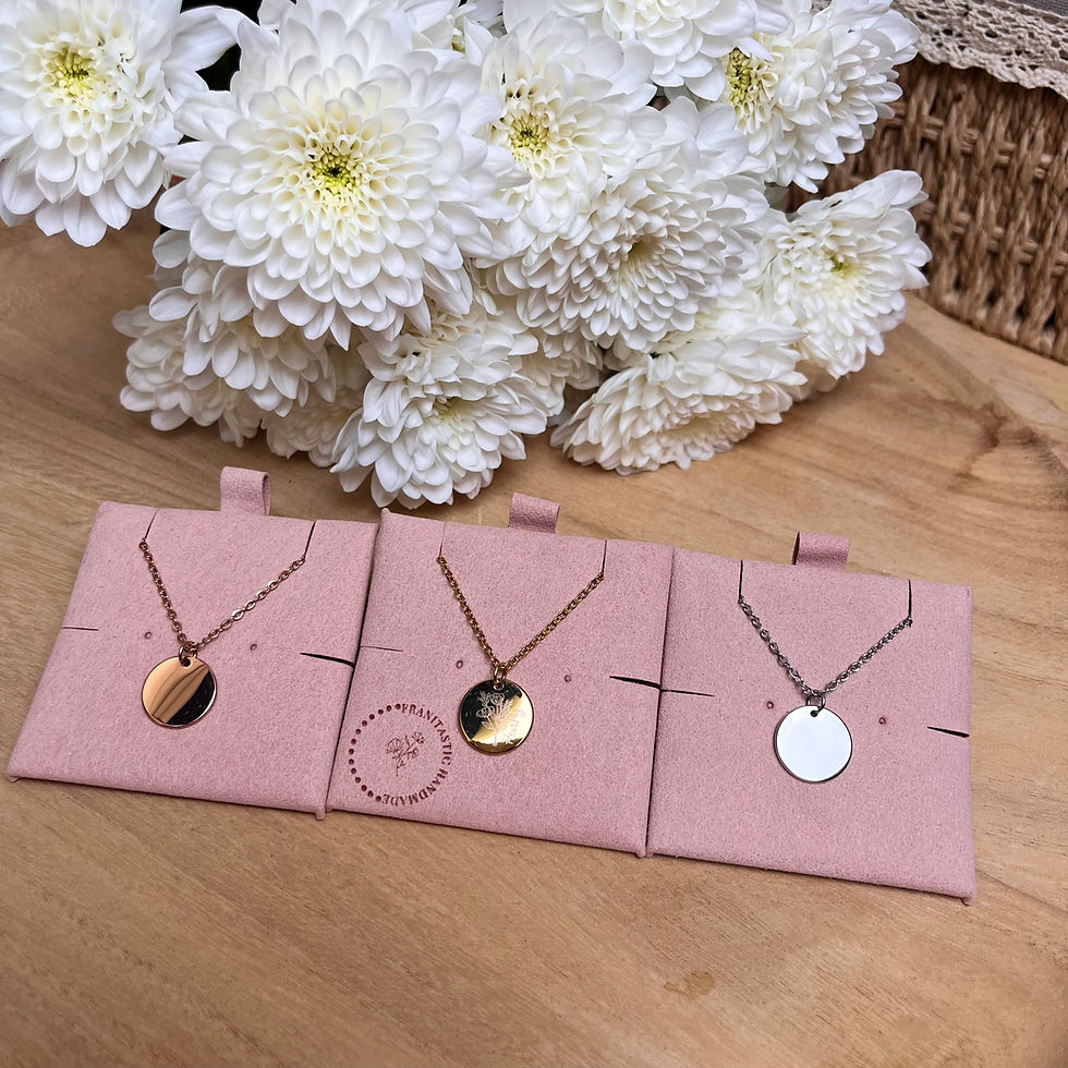 Miniaturbild: Halskette - personalisierter Fußabdruck mit Name