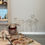 Miniaturbild: Wanddeko - Holz Blumen 5-er Set