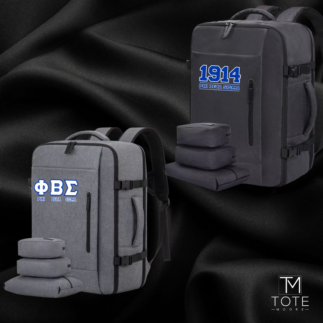  Phi Beta Sigma Travel BackPack Set
