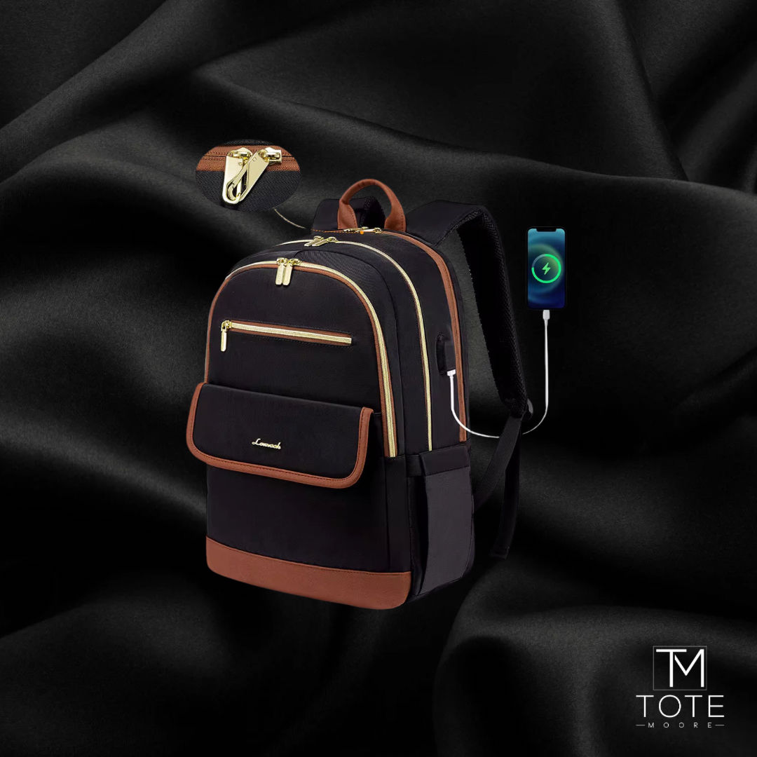 Black/Brown BackPack-Small