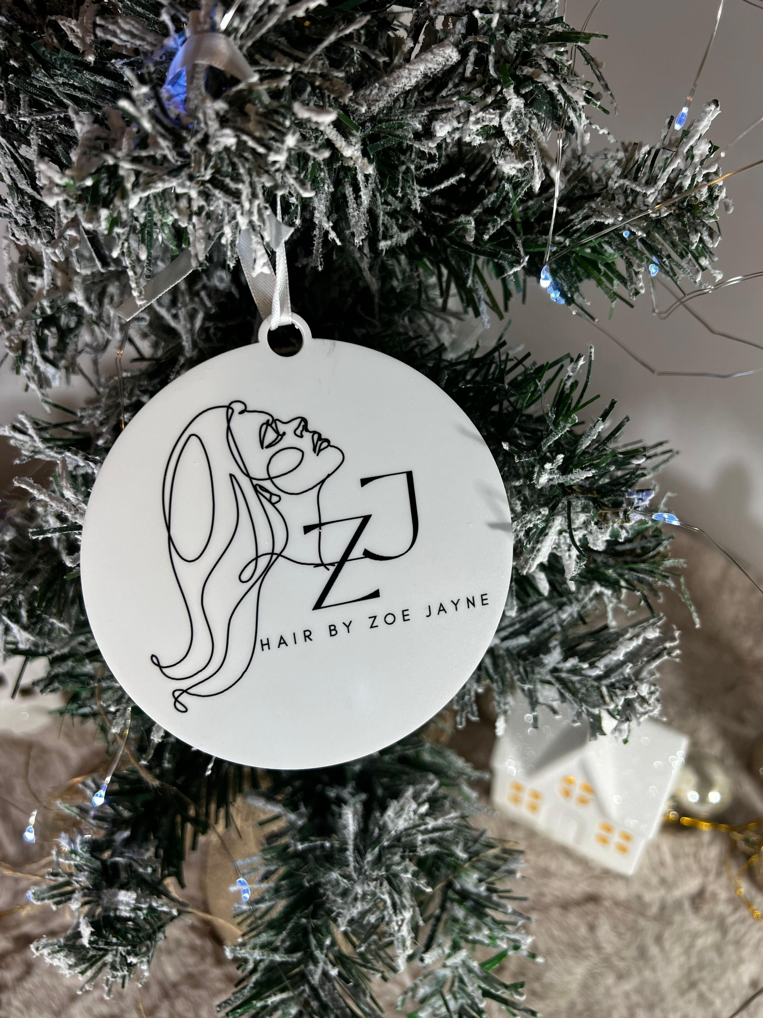 Branded Bauble. YOUR LOGO acrylic bauble.