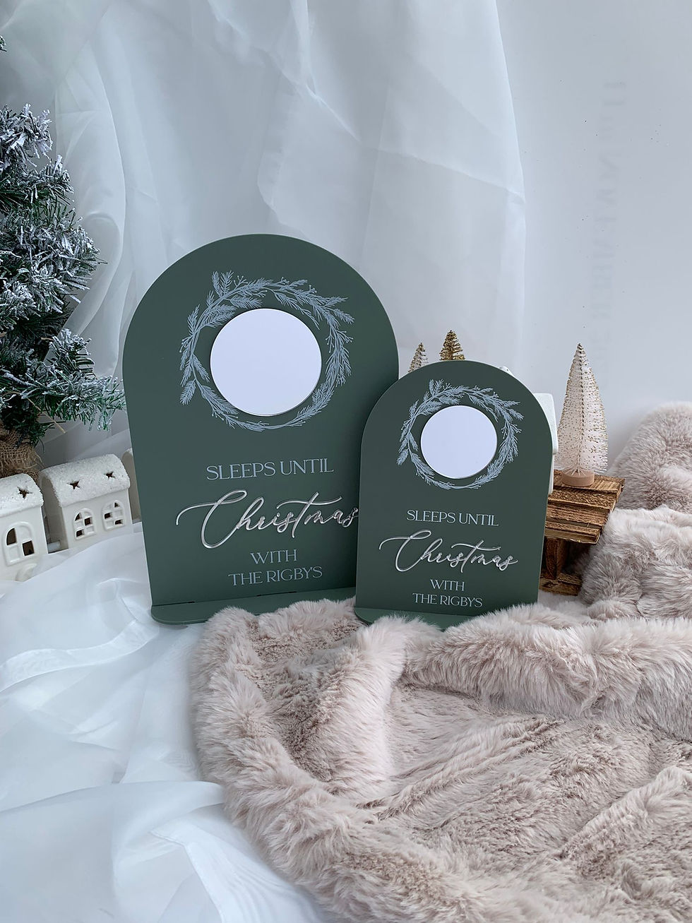 Thumbnail: Countdown to Christmas Acrylic Sign