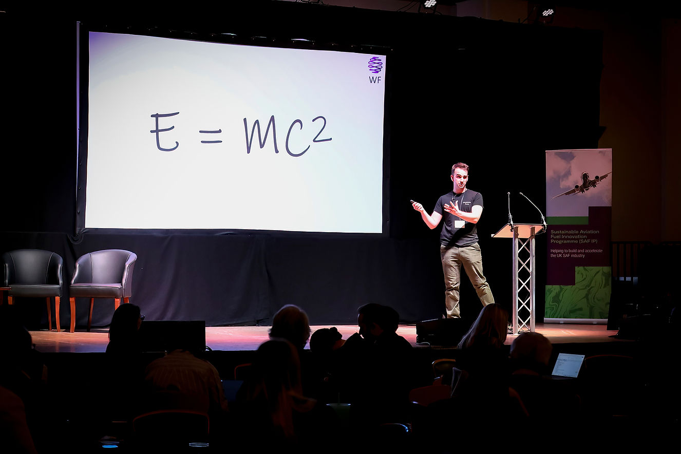 Speaker presenting a corporate event In Leeds