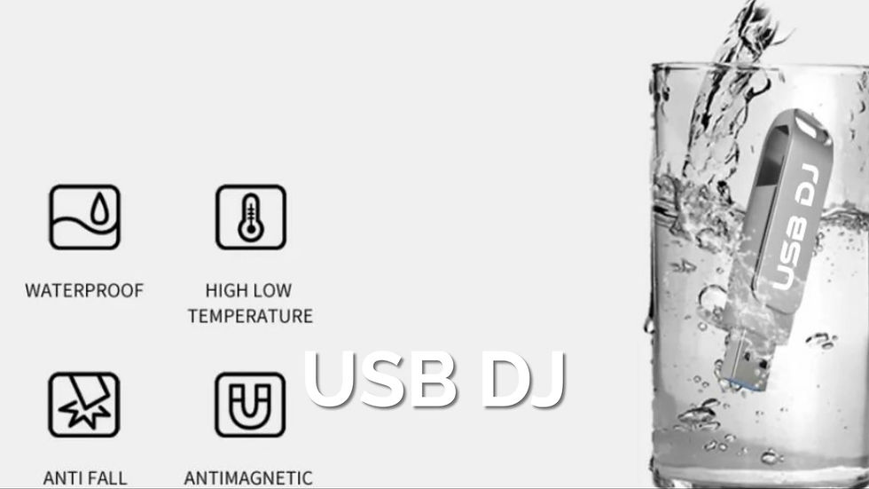 Miniatura: Pendrive USB DJ - Cinza Escuro