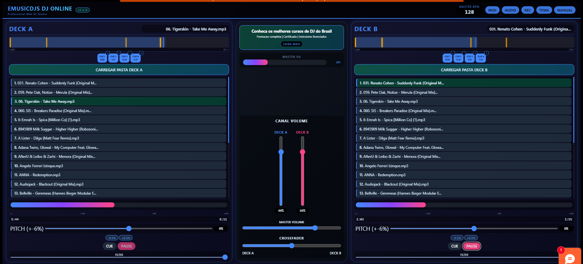 EMUSICDJ - DJ ONLINE