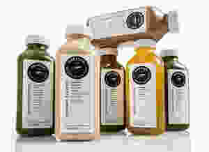 Collection of Pressed Juicery juices from the Cleanse 1 collection