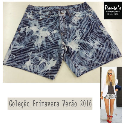 Bermuda Feminina Tie Die