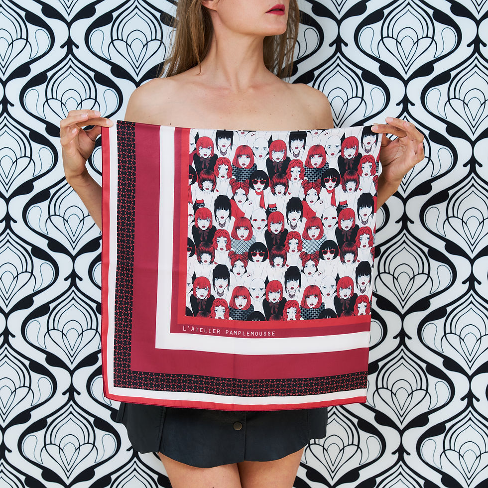 Thumbnail: Foulard carré - Devenir l'image