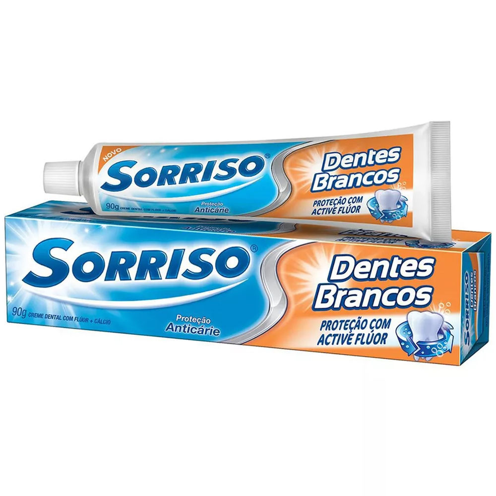 Creme Dental Sorriso Dentes Brancos 90g