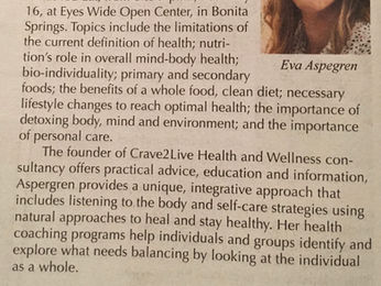 You Are What You Eat Health Talk
