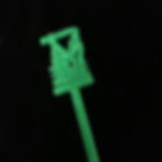 Skiing Swizzle Stick Green