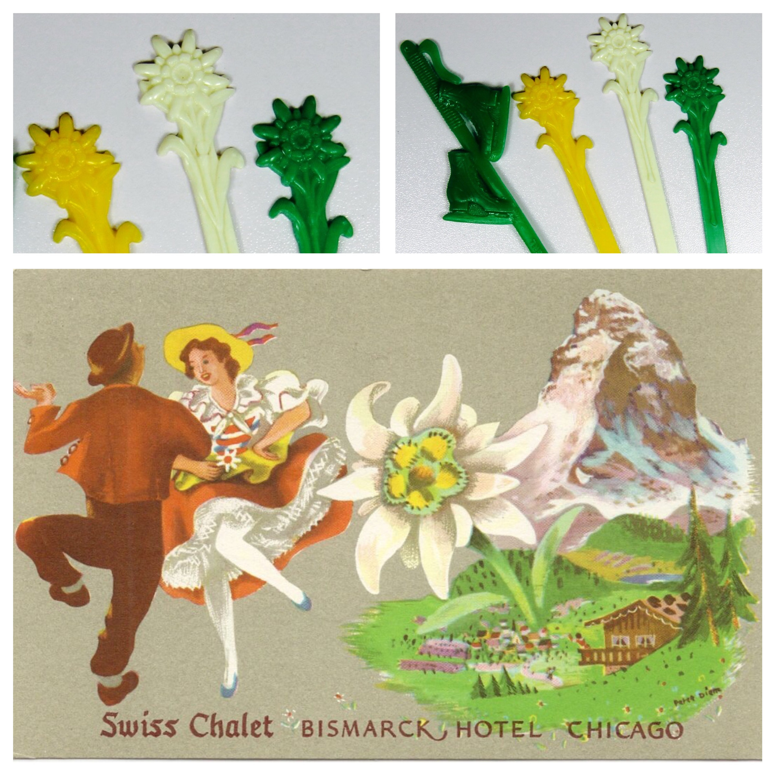 Swizzle Stick Collectors Club Chicago Swizzle Sticks