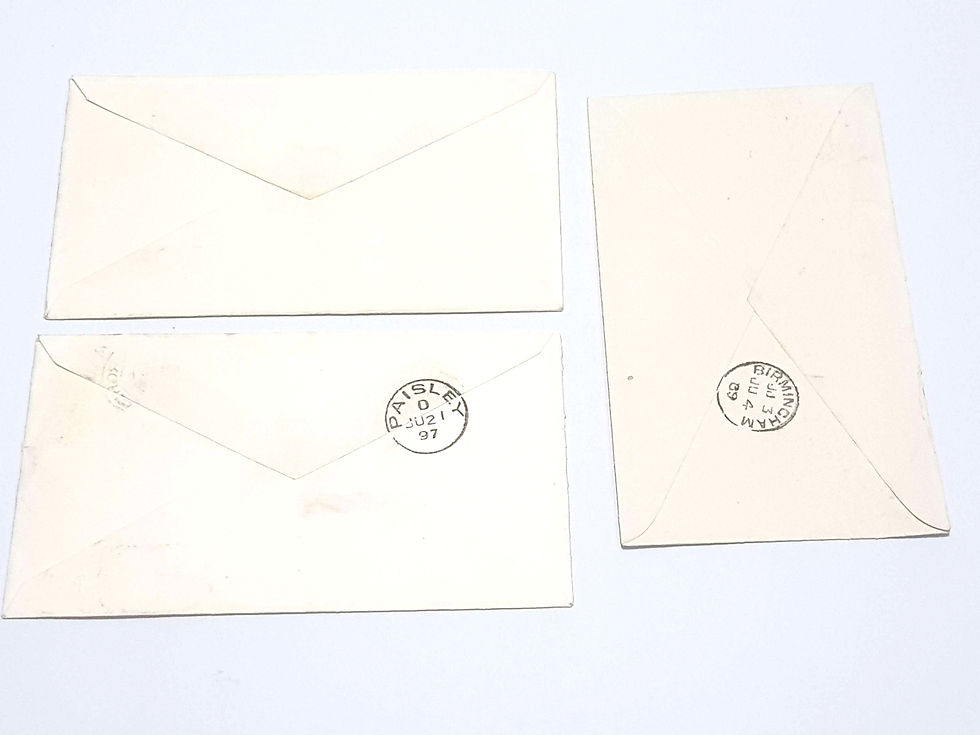 Thumbnail: Three 1900s Era Historical Letters - See condition