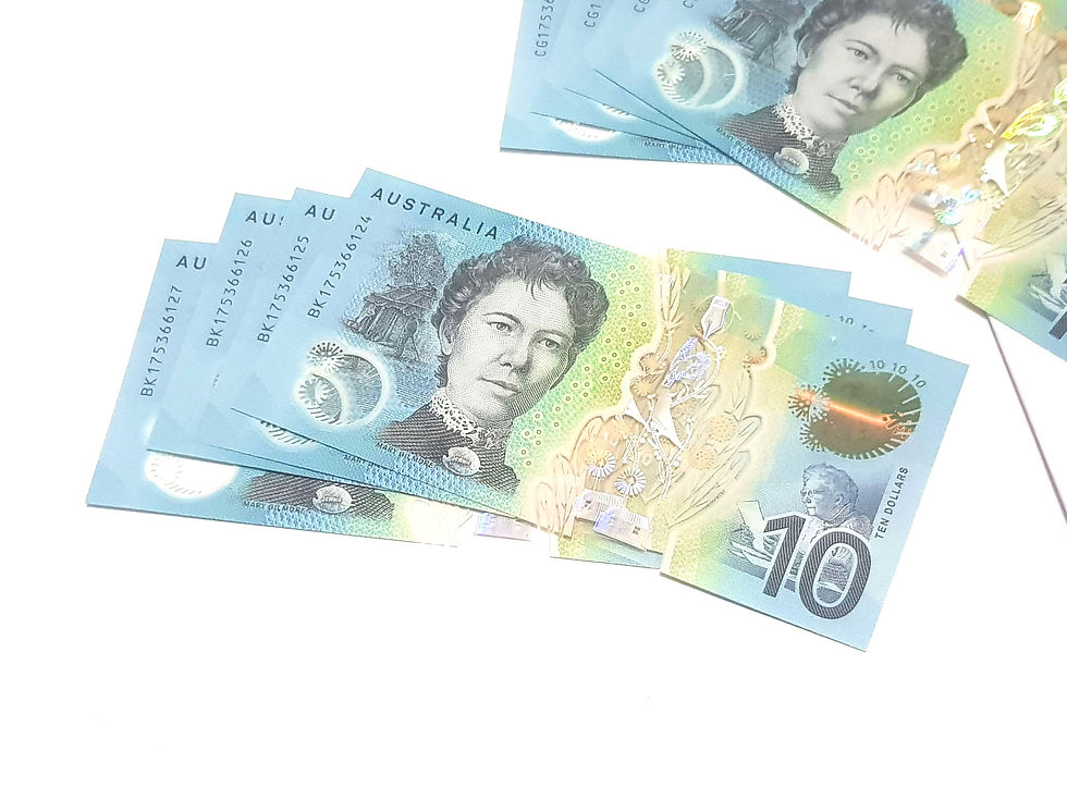 Thumbnail: 2017 Eight $10 Notes - 4 Consecutive Numbers each but Different Letter Prefixes