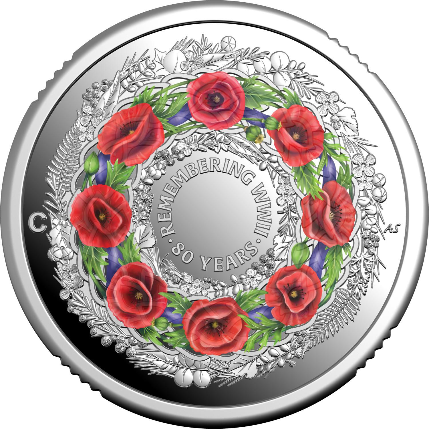 2025 $2 80 Years Remembering the Second World War Fine SILVER Proof