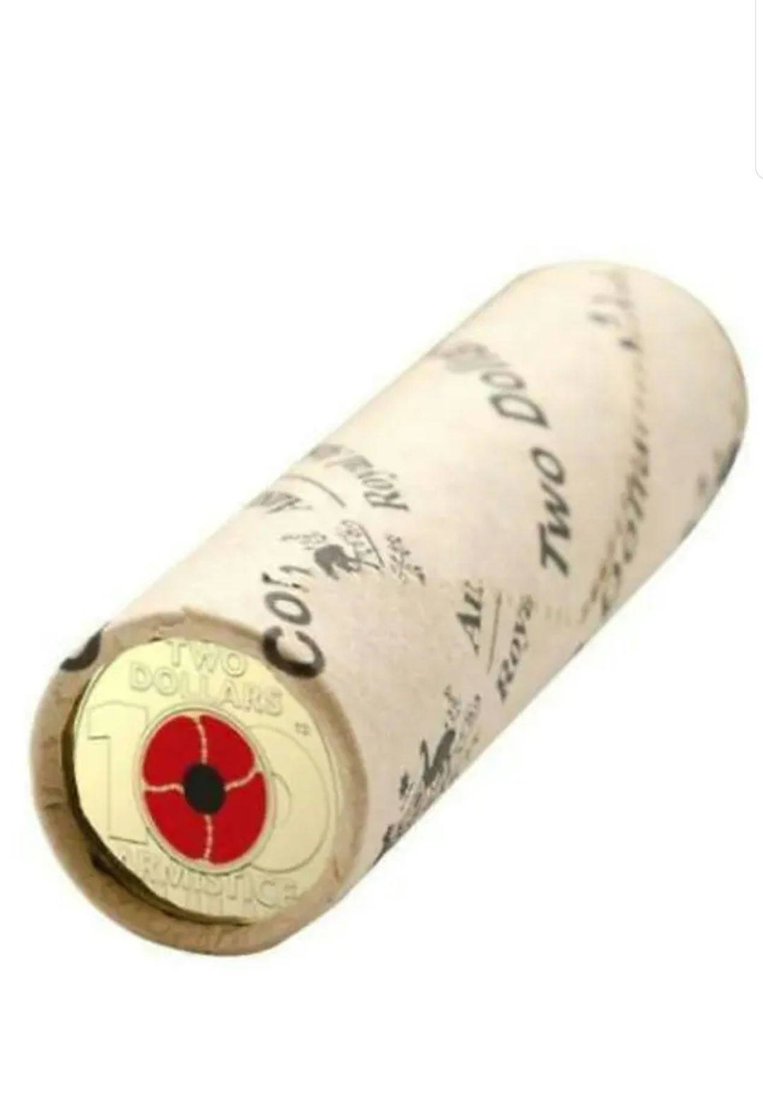2018 ARMISTICE - $2 - RAM ROLLS - HEAD TO TAIL