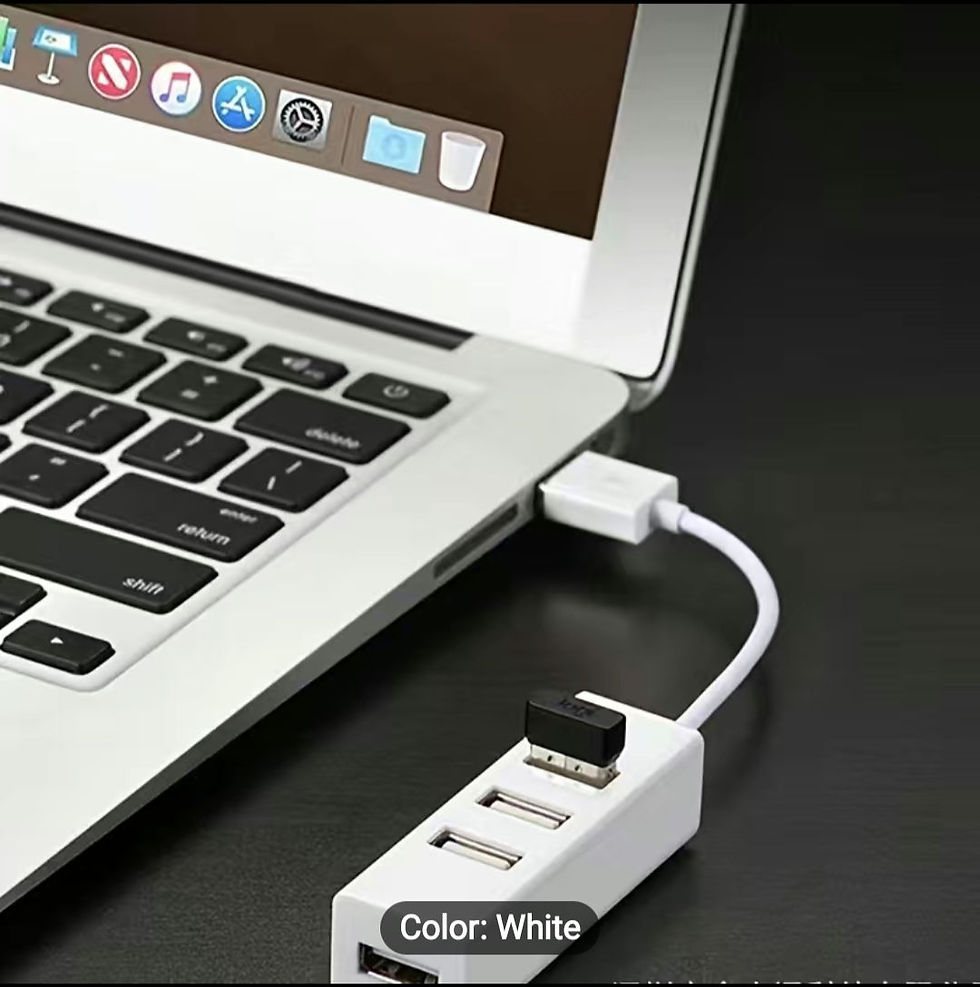 Thumbnail: 1pc Mini USB Hub Extensions, 4 Port USB Hub Expander, USB Adapter Station, Ultra