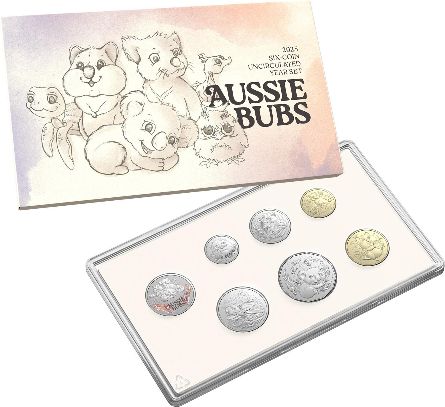 2025 AUSTRALIA BABY UNCIRCULATED MINT COIN SET RAM LOW MINTAGE COIN HARD TO GET