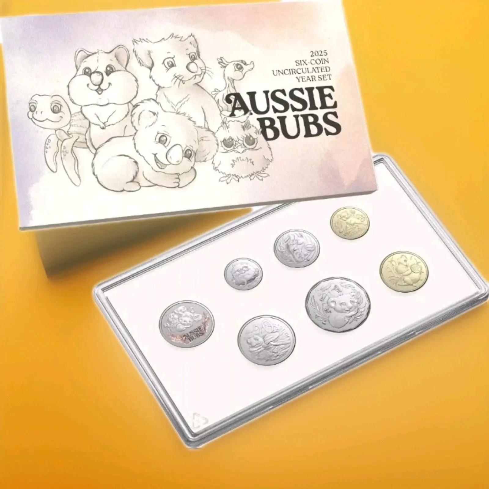 2025 AUSTRALIA BABY UNCIRCULATED MINT COIN SET RAM LOW MINTAGE COIN HARD TO GET