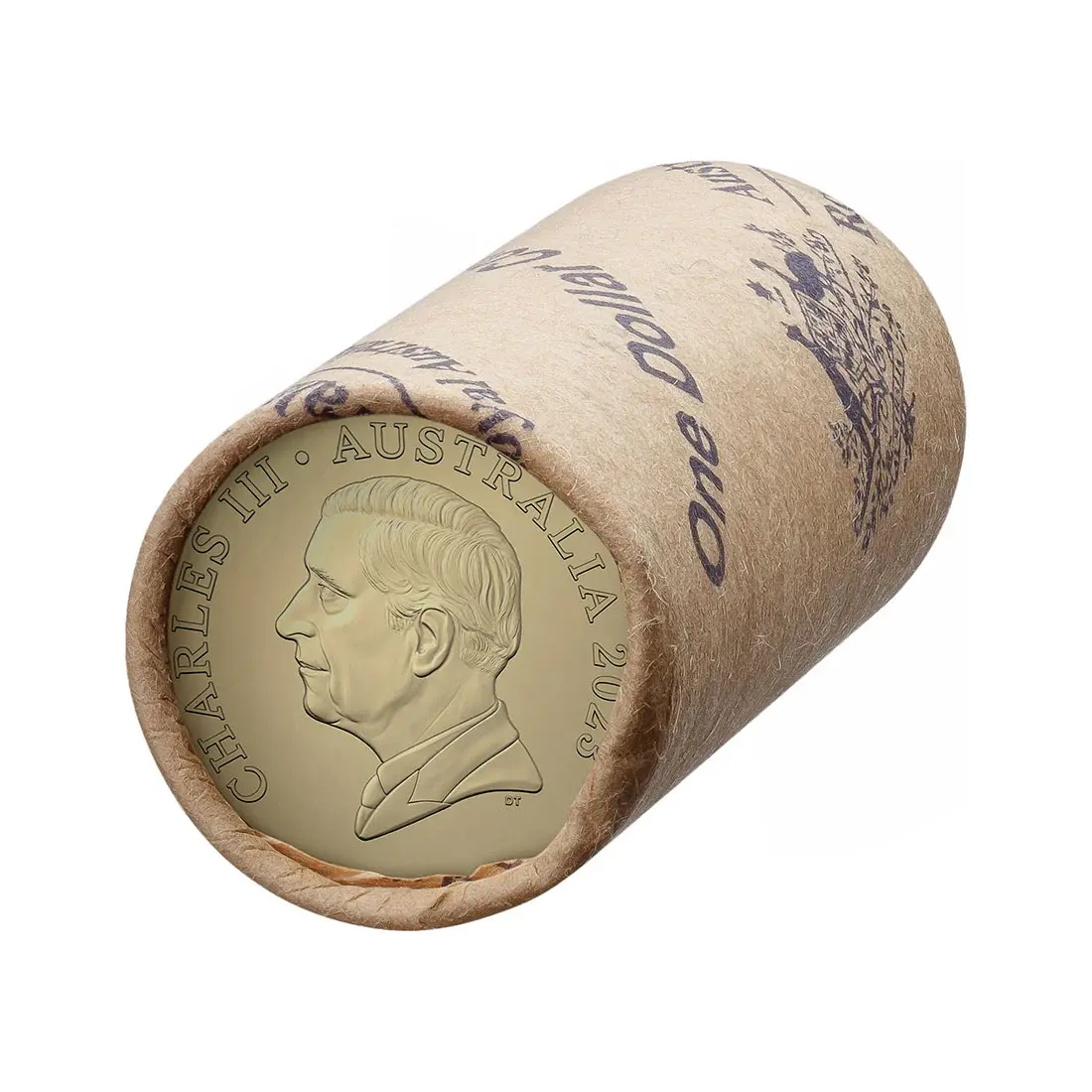 2024 $1 CIRCULATED COIN – KING CHARLES III EFFIGY PREMIUM ROLL H/T