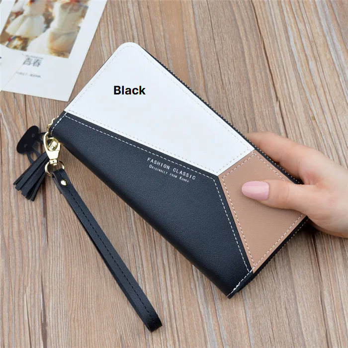 Thumbnail: 2020 New Korean Fashion Clutch Bag Large Capacity Mobile Phone Bag Wallet Ladies