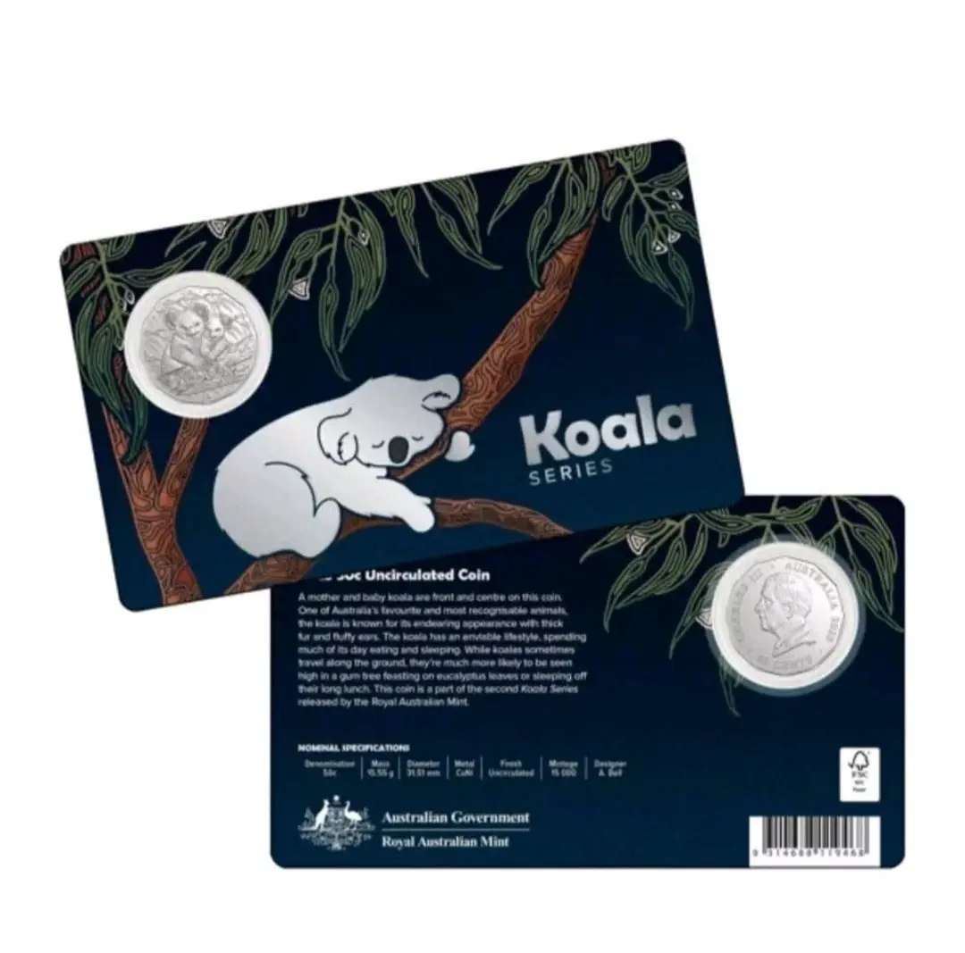 2025 50c Koala Series Uncirculated Coin