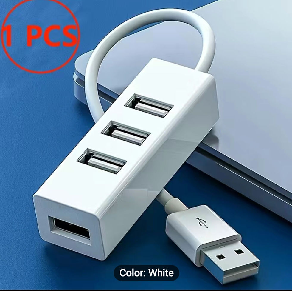 Thumbnail: 1pc Mini USB Hub Extensions, 4 Port USB Hub Expander, USB Adapter Station, Ultra
