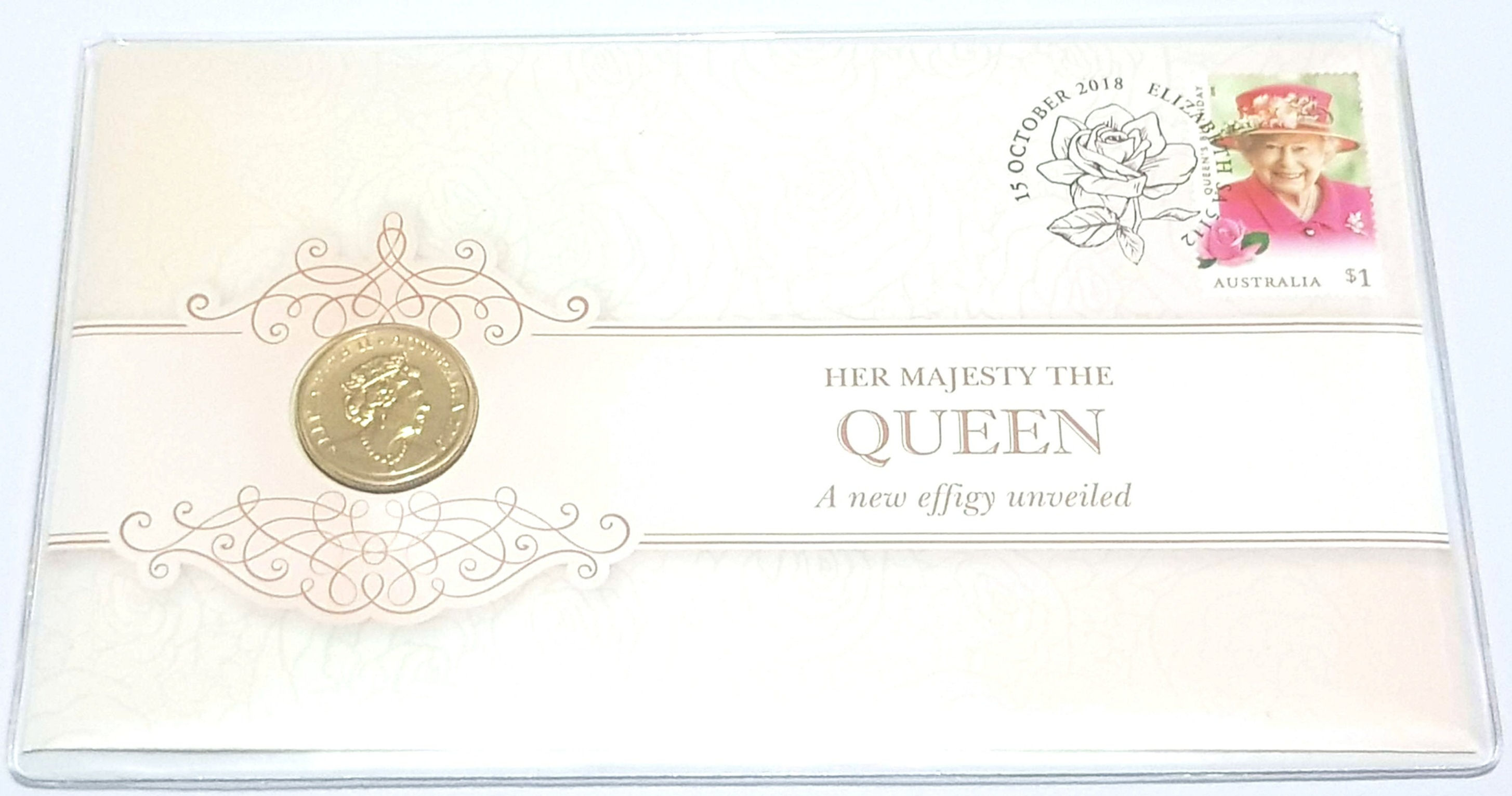 Her Majesty the QUEEN A New Effigy Unveiled - Double Effigy - Great Condition