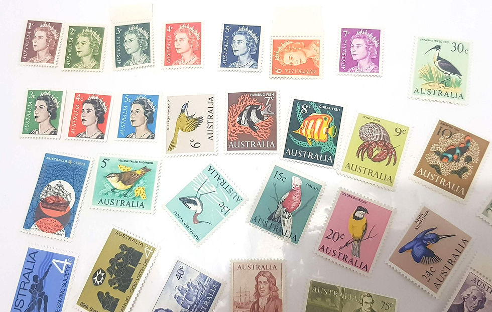 Thumbnail: 1966 Australia Post Stamps - MNH - 31 Stamps on sale from this listing