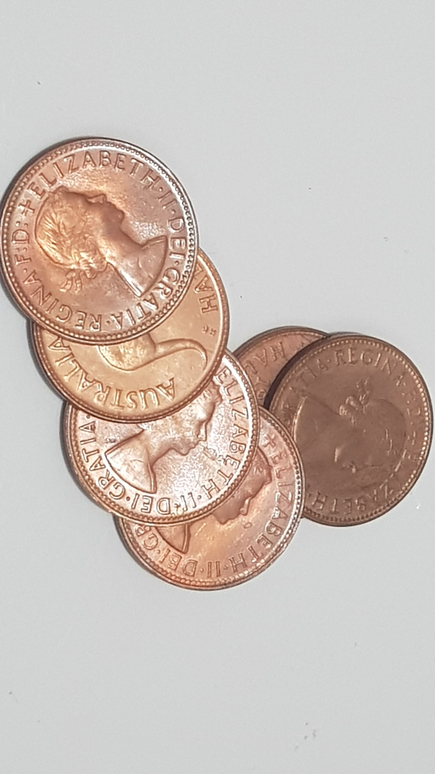 1964 HALF PENNY - EXCELLENT UNC CODITION FROM UNC MINT ROLL