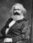 Das bekannte Schwarzweißfoto von Karl Marx