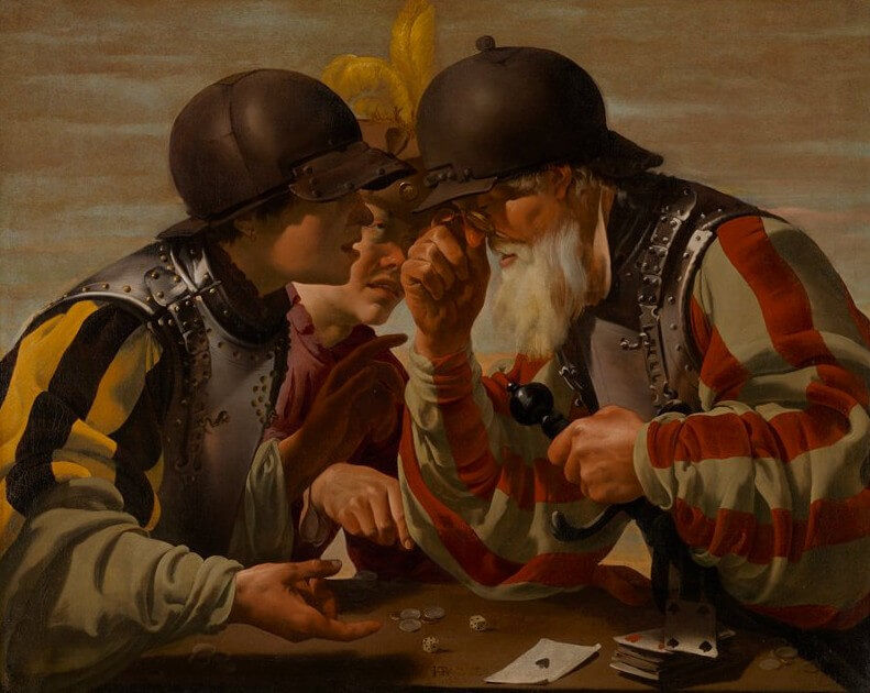 Hendrick Ter Brugghen: Die Spieler 1623