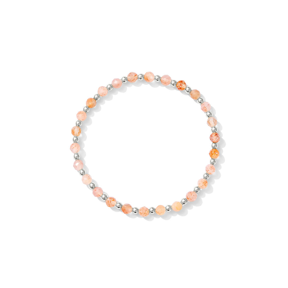gemstone stretch stackable bracelet