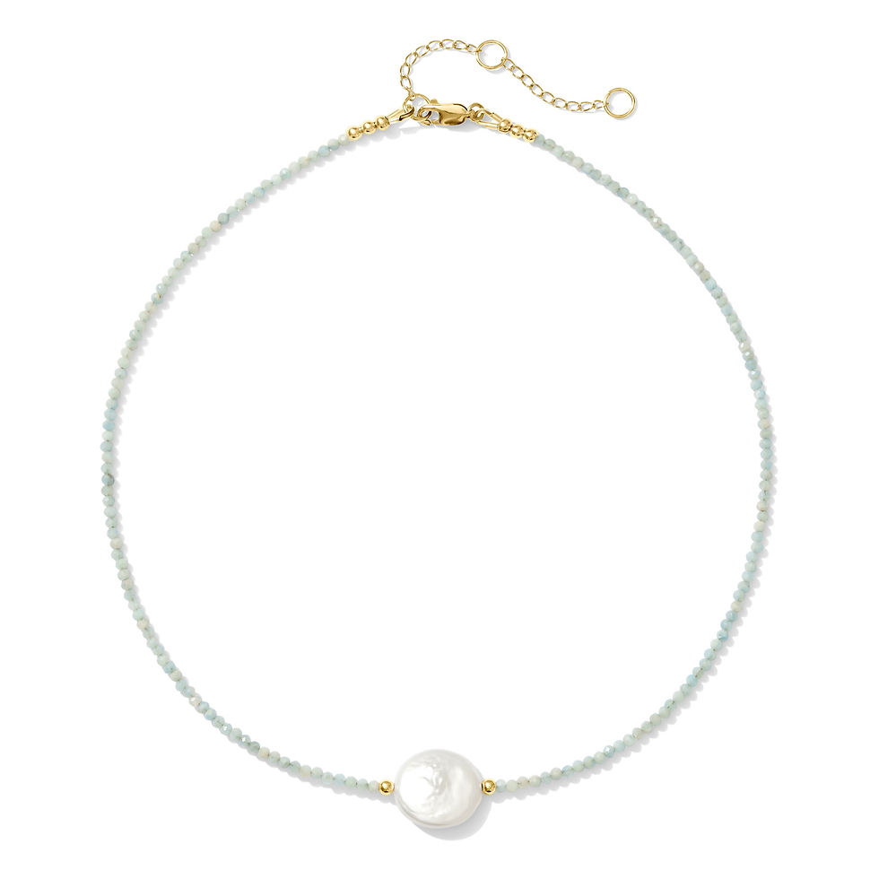 Kaylie Dawn Delicate Gemstone Necklace