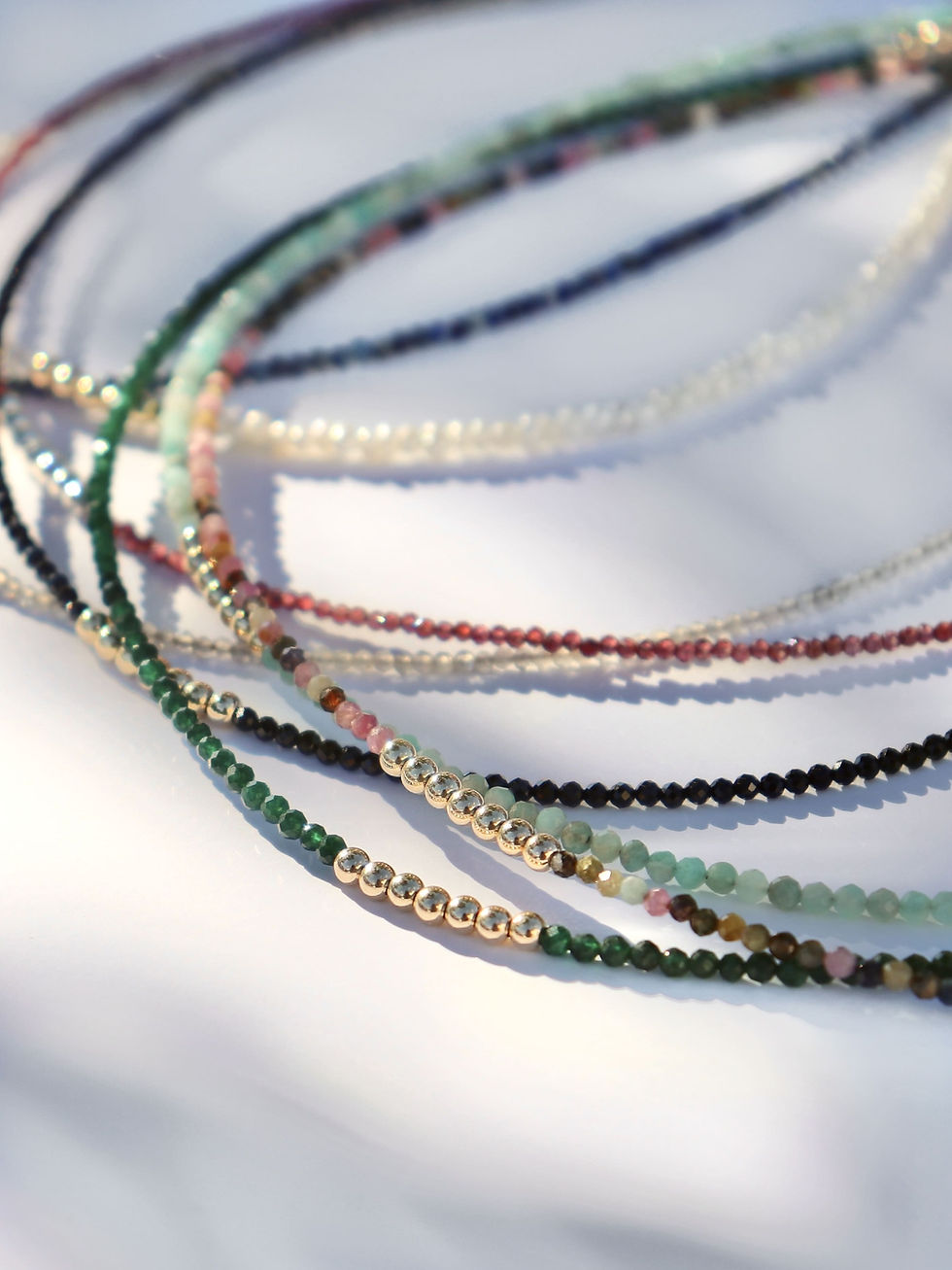 Gemstone necklaces