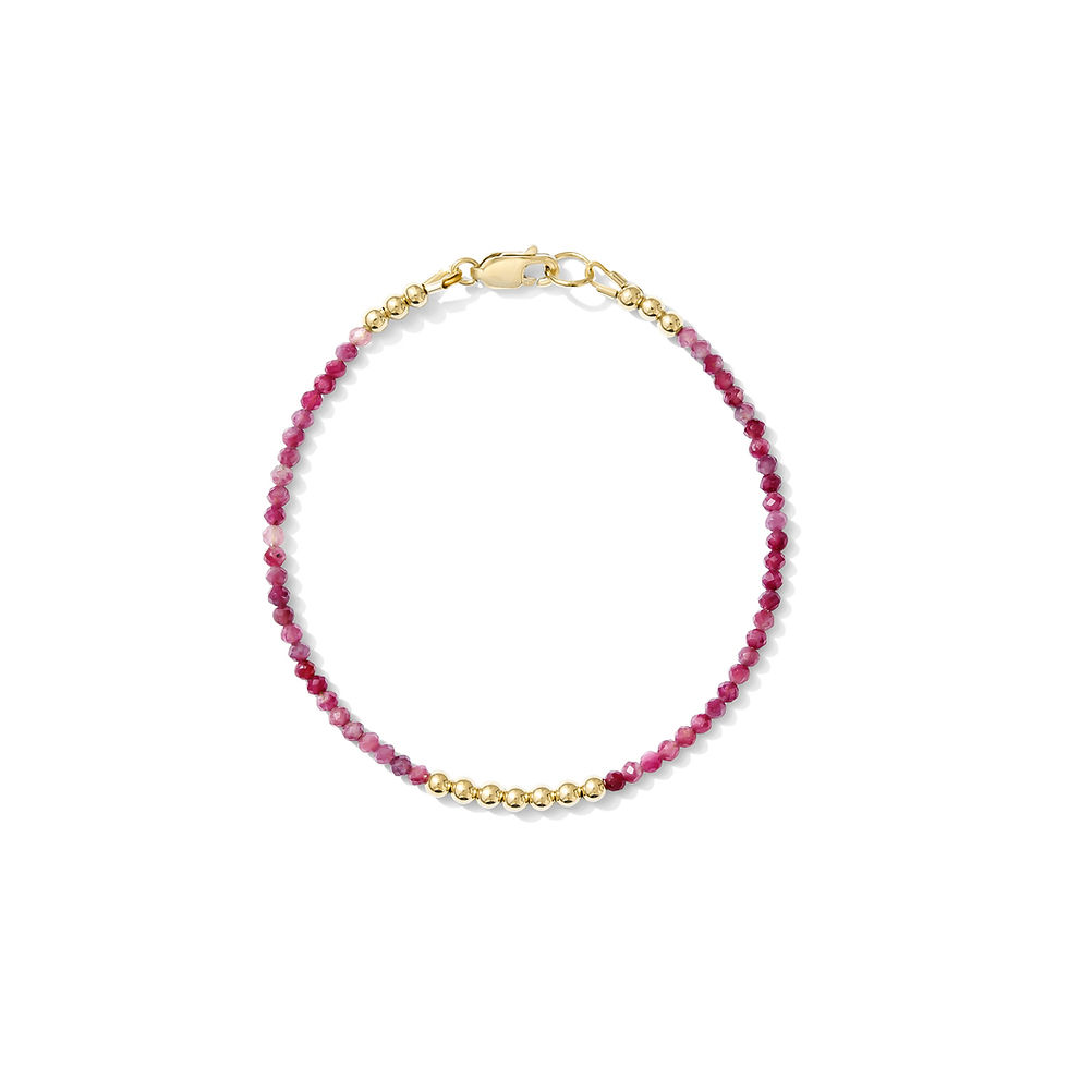 Delicate Gemstone Bracelet