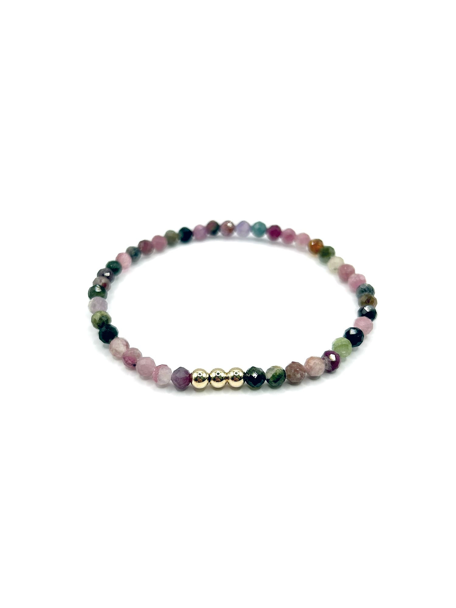 Stretchy Gemstone Bracelet in multi
