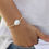 Thumbnail: coin pearl Stackable Bracelet