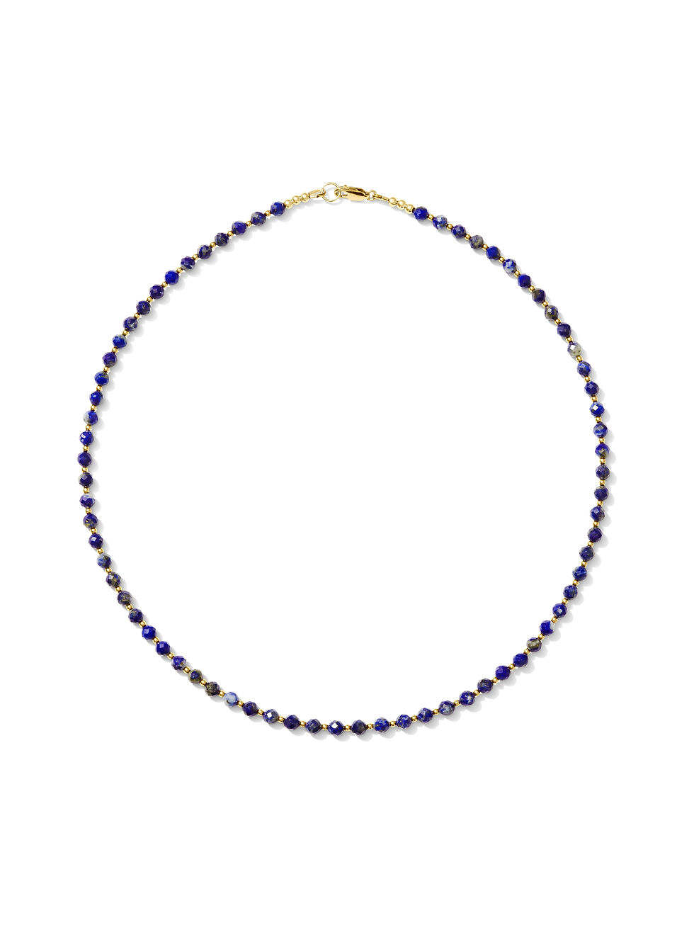 lapis lazuli blue gemstone necklace