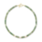 green statement necklace