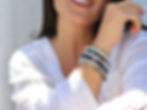 Gemstone beaded bracelets
