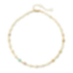 gold filled necklace with hearts