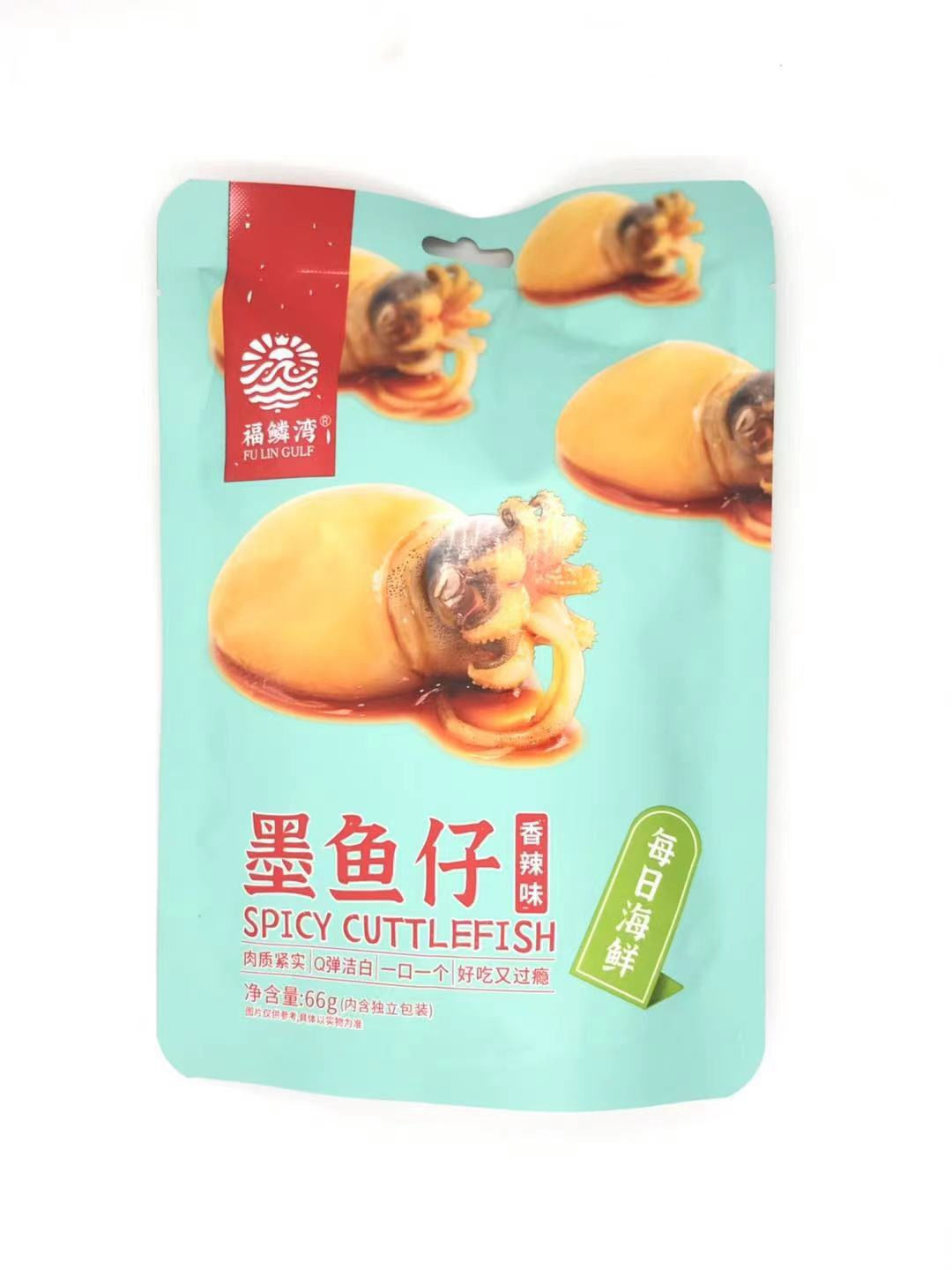CQ741:福鱗湾墨魚仔66g香辣