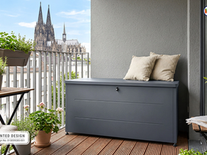 Metall, Kunststoff oder Polyrattan? Warum wir bei Gartenboxen technisch auf Metall setzen