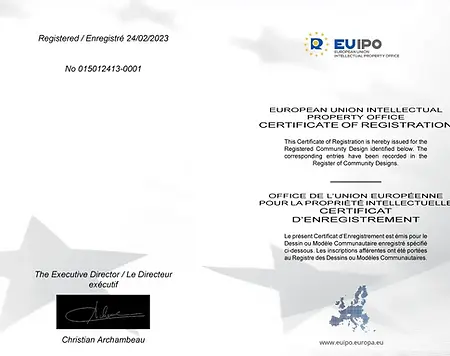 EU Patenturkunde – Garten Metallbox Produzent