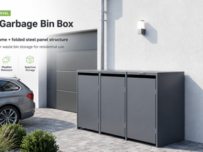 Steel Garbage Bin Box von Hongmao: Maximale Haltbarkeit durch innovative Biegetechnik