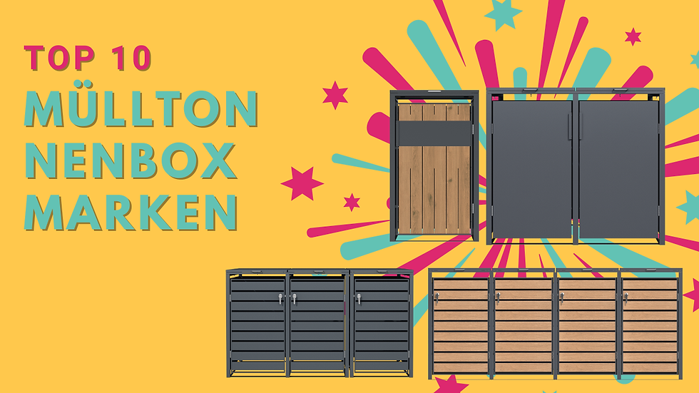 Top 10 Mülltonnenbox-Marken in Deutschland 2026 – Was Einkäufer daraus lernen können