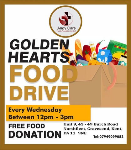 Golden Hearts Food Drive